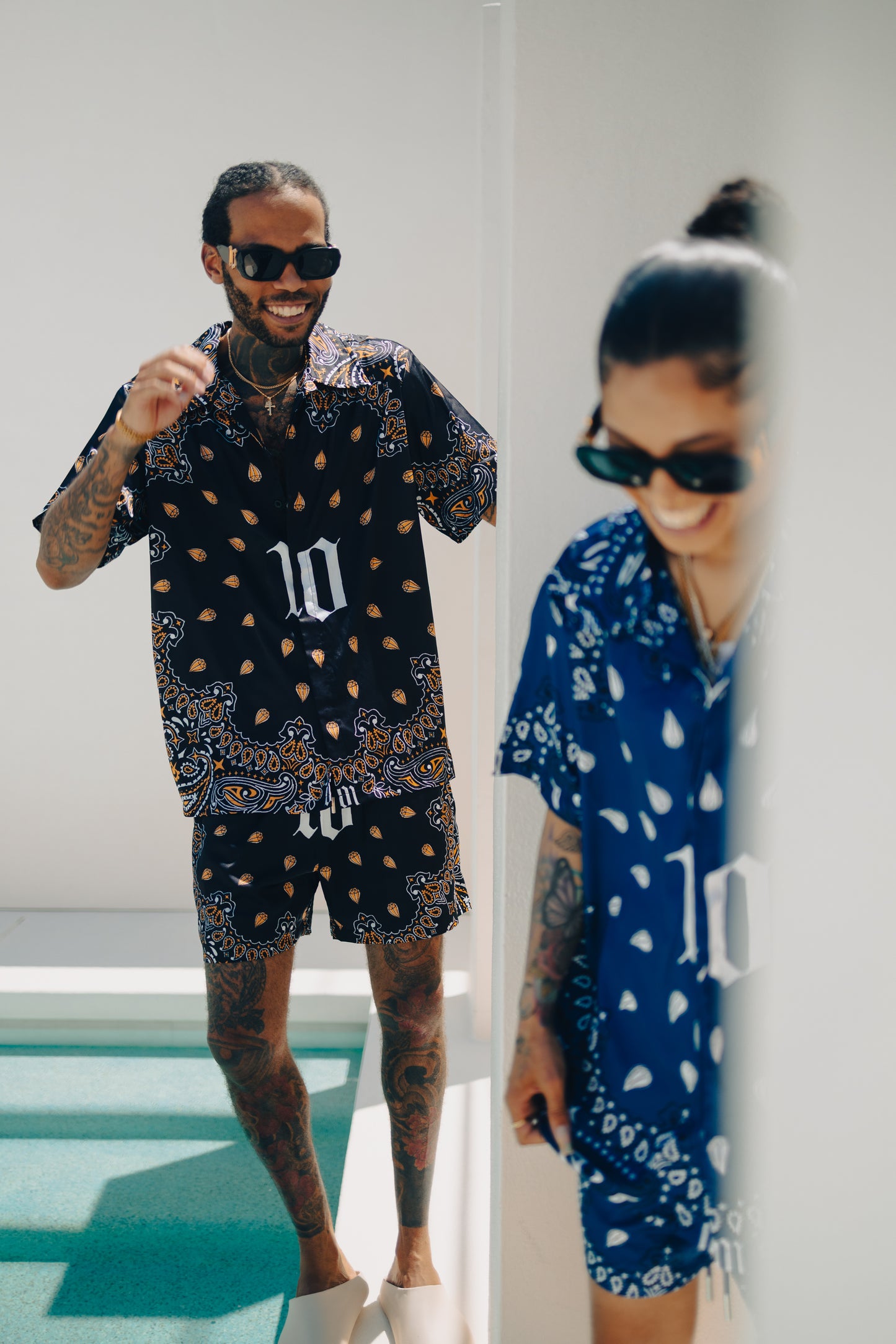 C10UD Silk Lyocell Paisley set