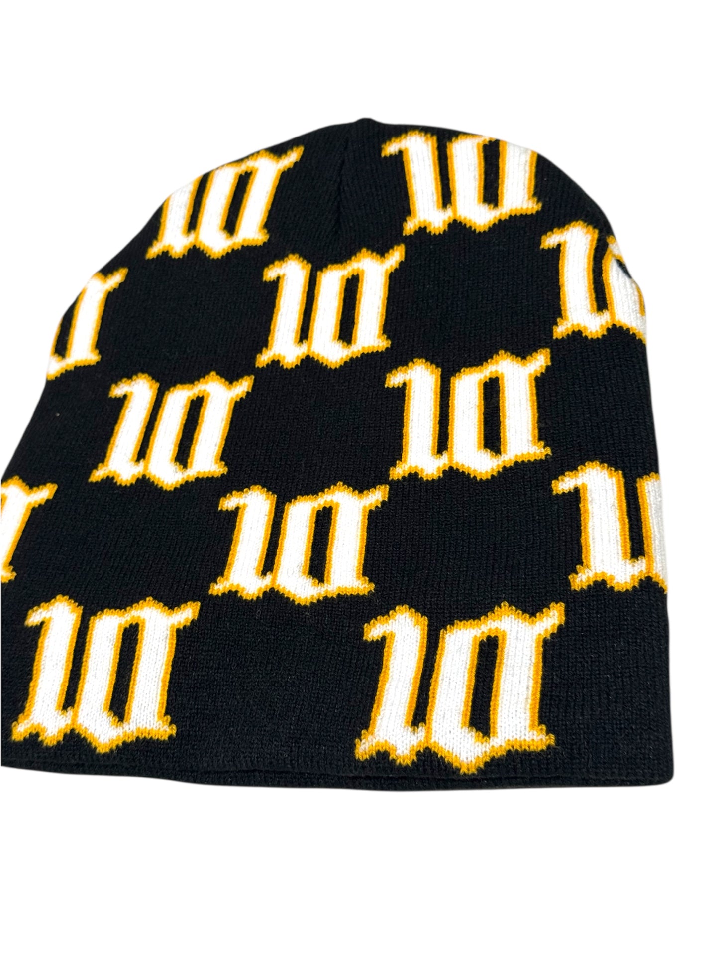 Cloud10 Black & Gold “10 Monogram” Beanie
