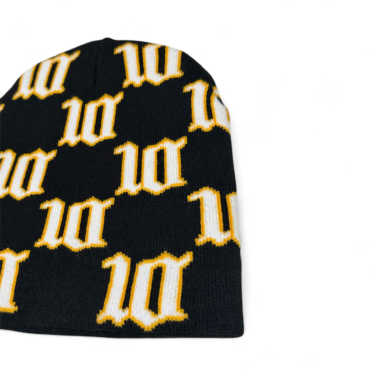 Cloud10 Black & Gold “10 Monogram” Beanie