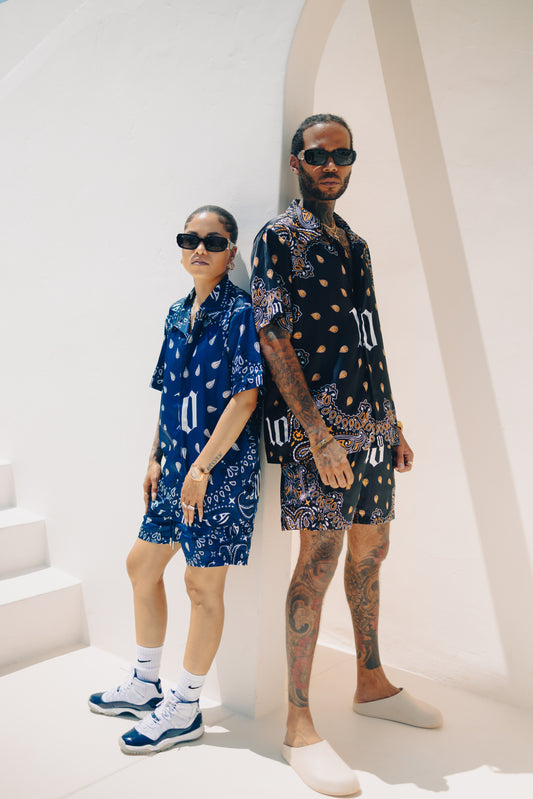 C10UD Silk Lyocell Paisley set