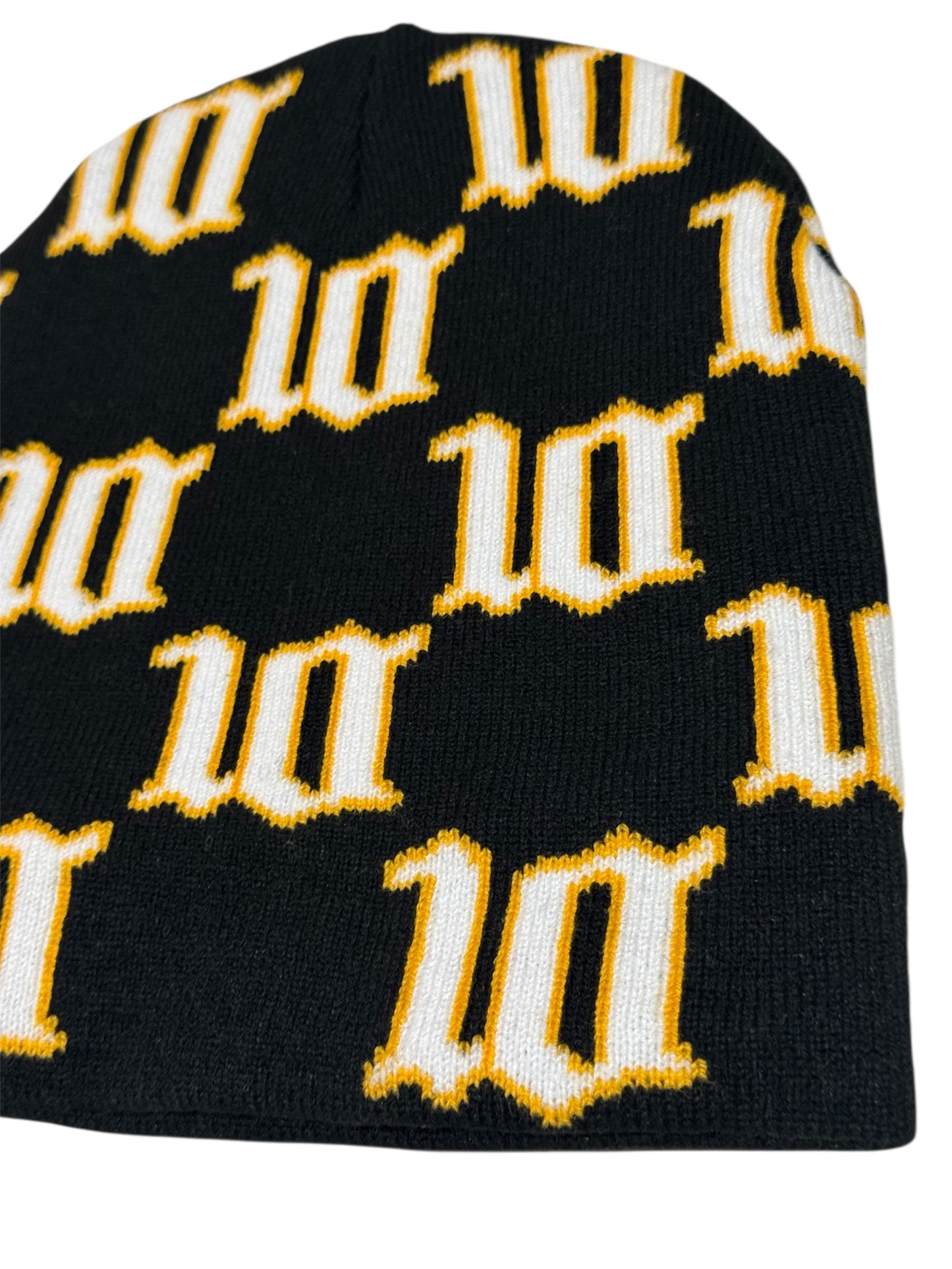 Cloud10 Black & Gold “10 Monogram” Beanie