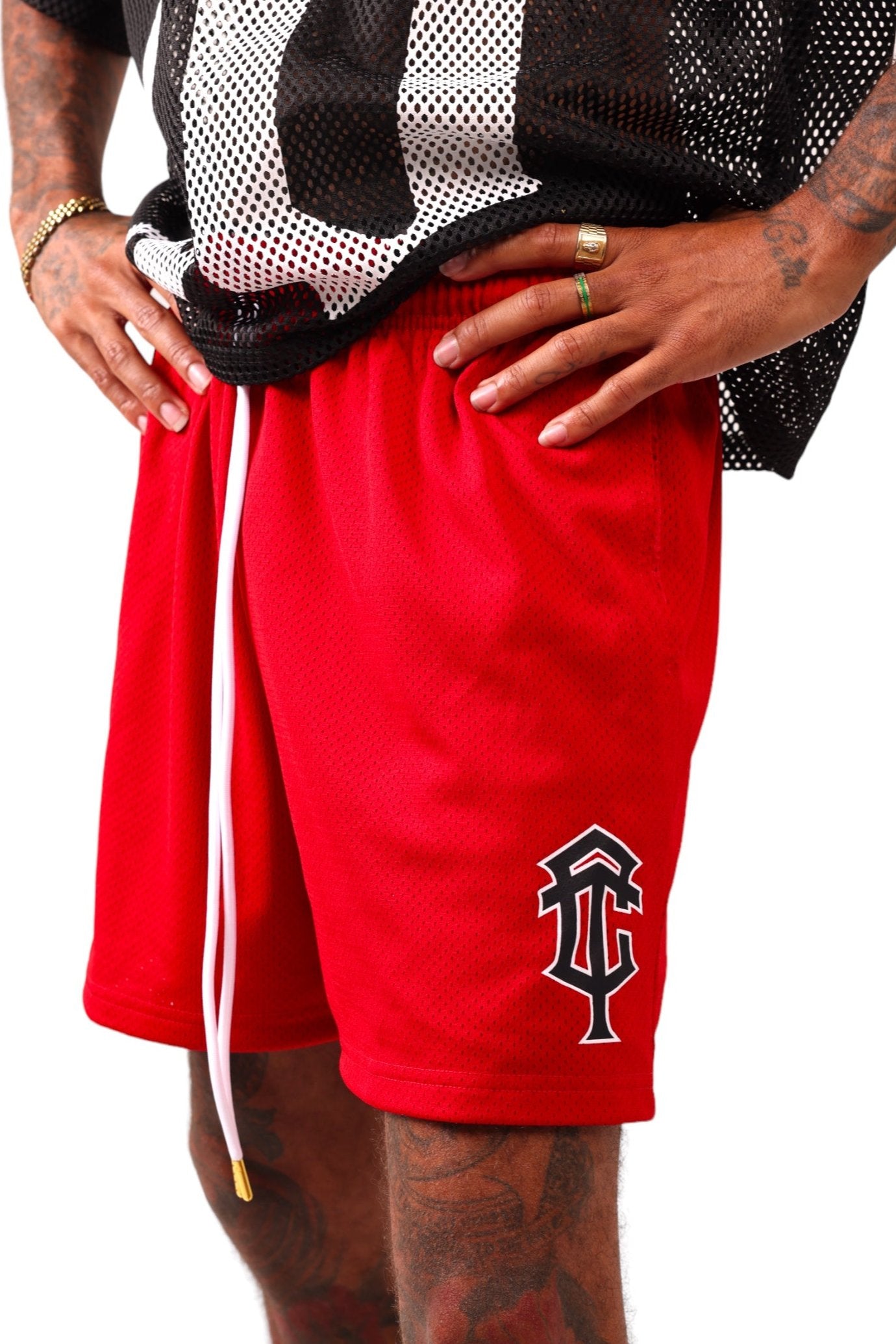 CT Mesh Shorts (Red)