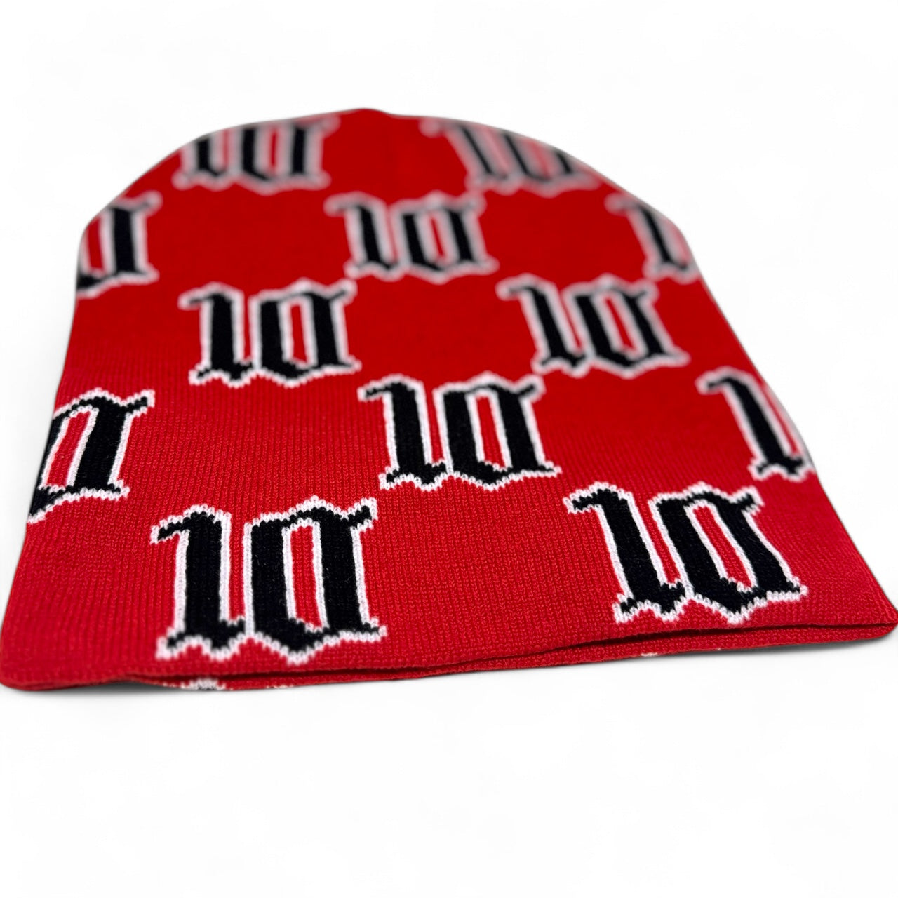 Cloud10 Red “10 Monogram” Beanie