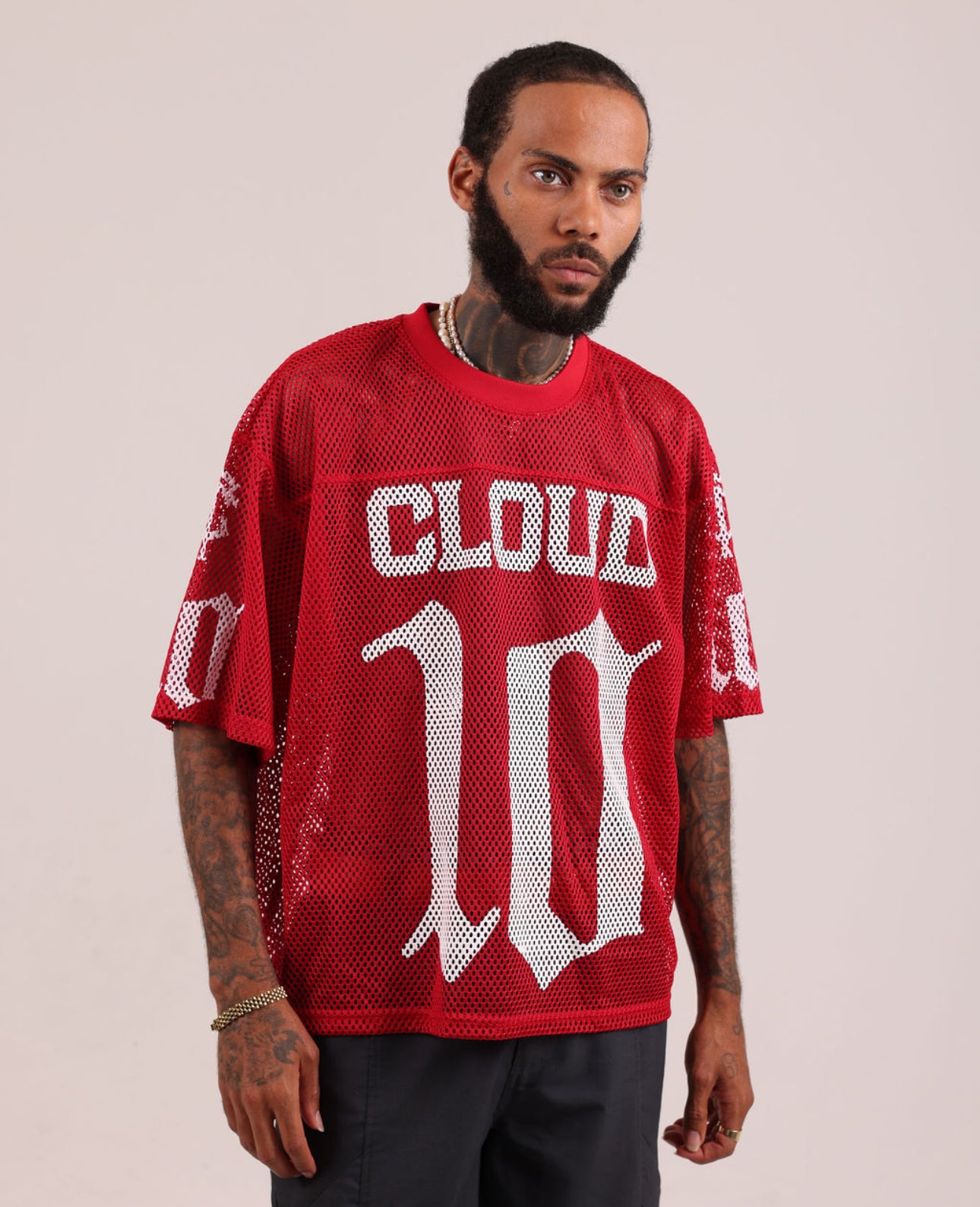 Cloud10 Mesh Football Jersey (Red)