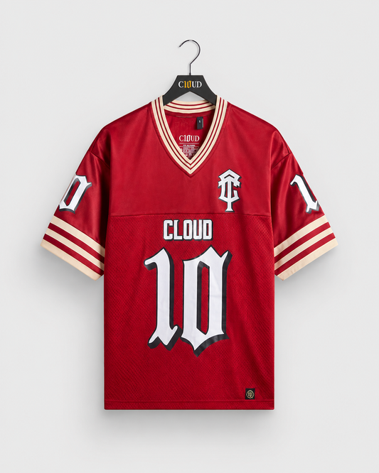 Cloud10 Varsity Football Jersey – Crimson