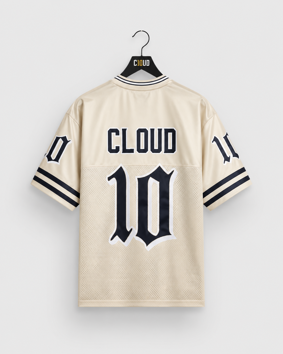 Cloud10 Varsity Football Jersey – Vintage Cream
