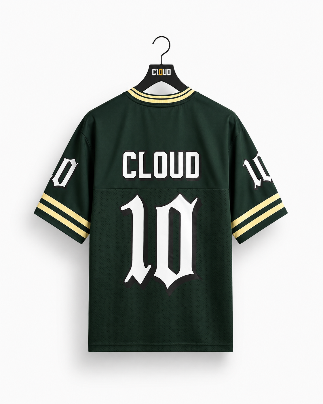 Cloud10 Varsity Football Jersey – Forest Green