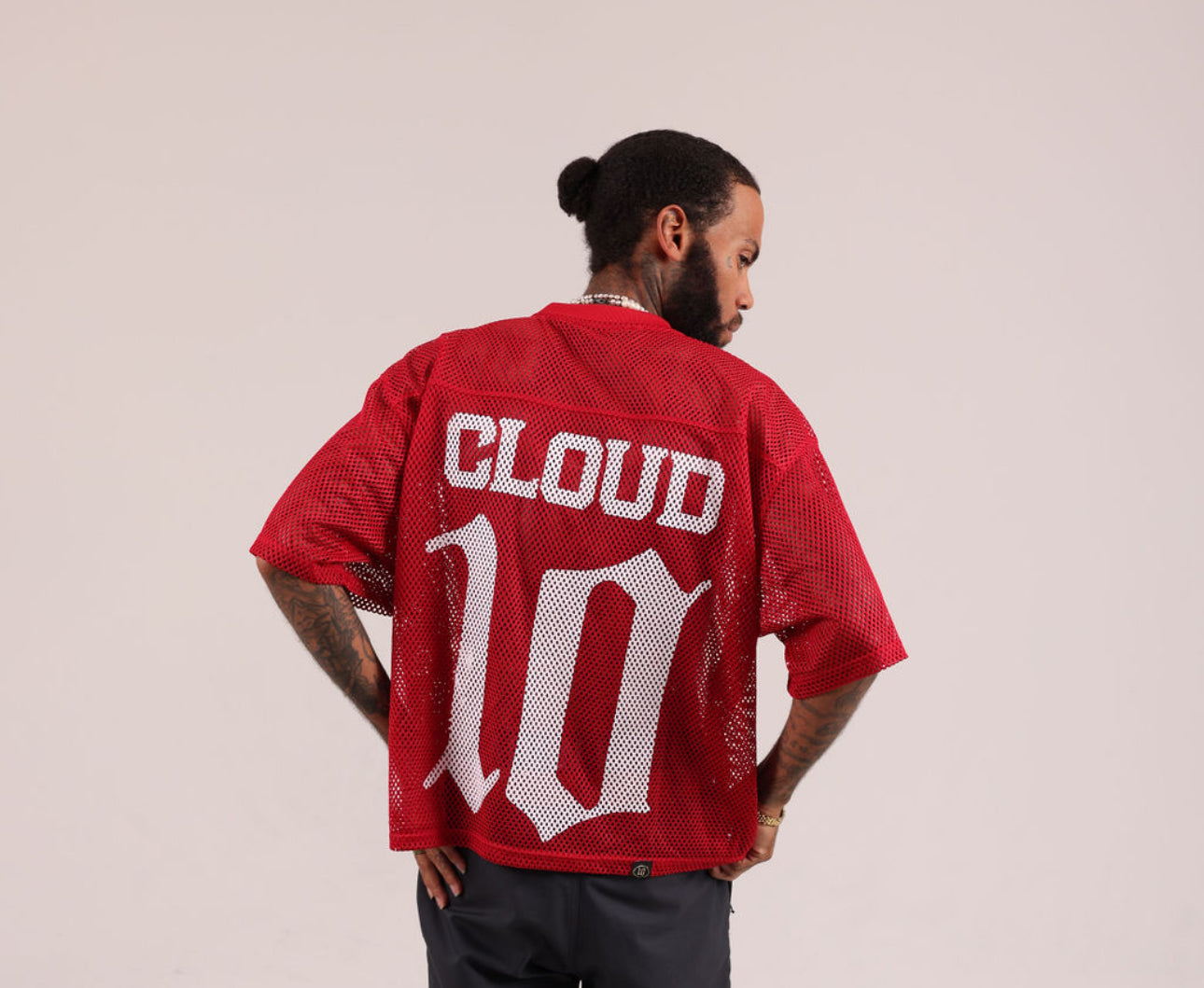 Cloud10 Mesh Football Jersey (Red)