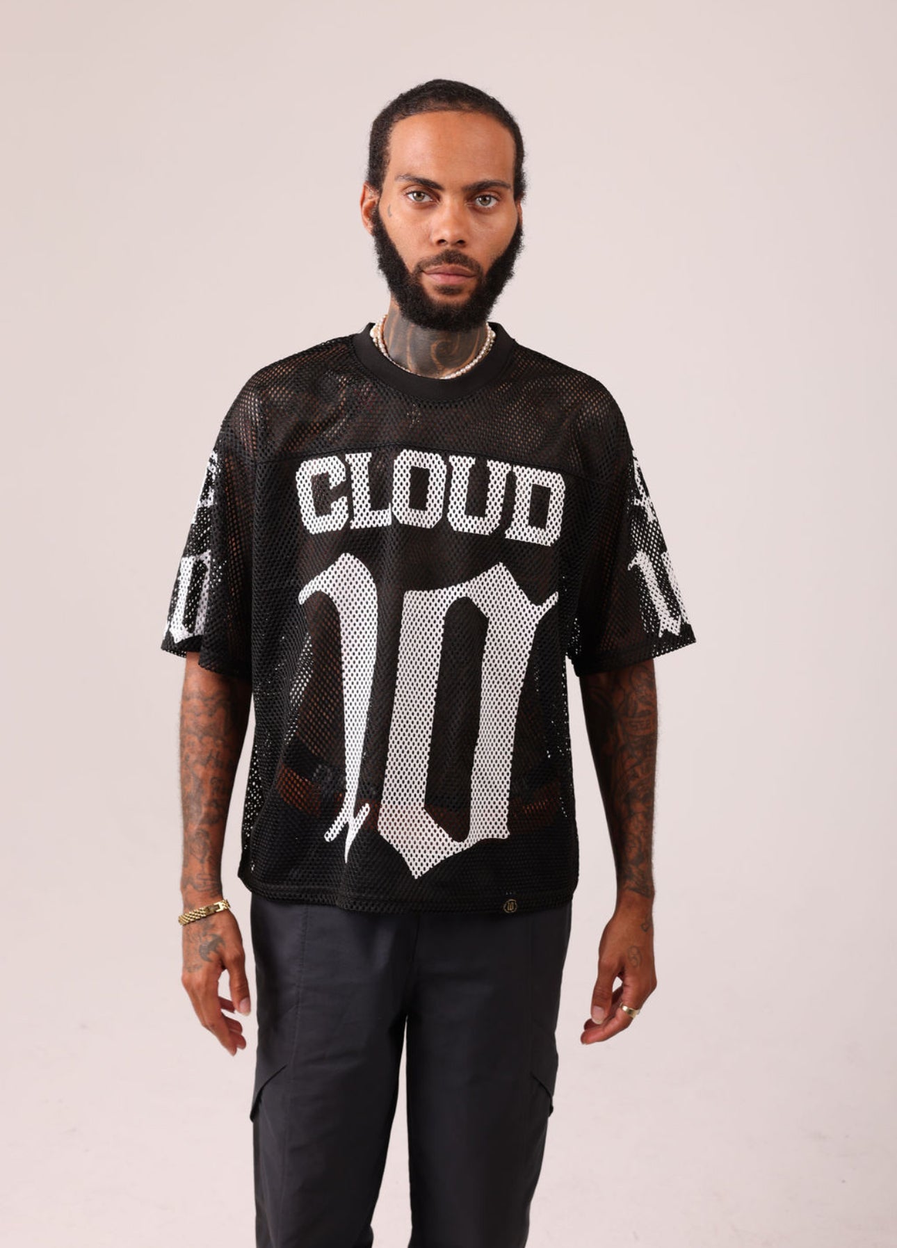 Cloud10 Mesh Football Jersey (Black)