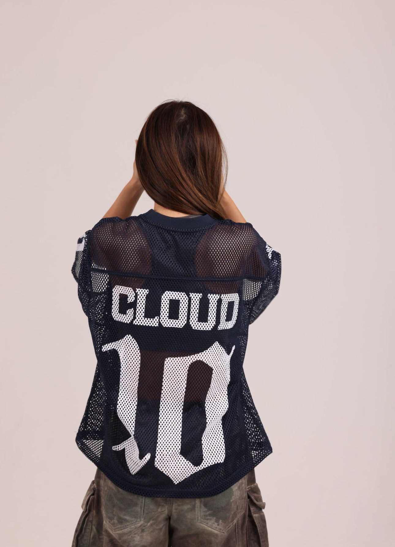 Cloud10 Mesh Football Jersey (Navy)