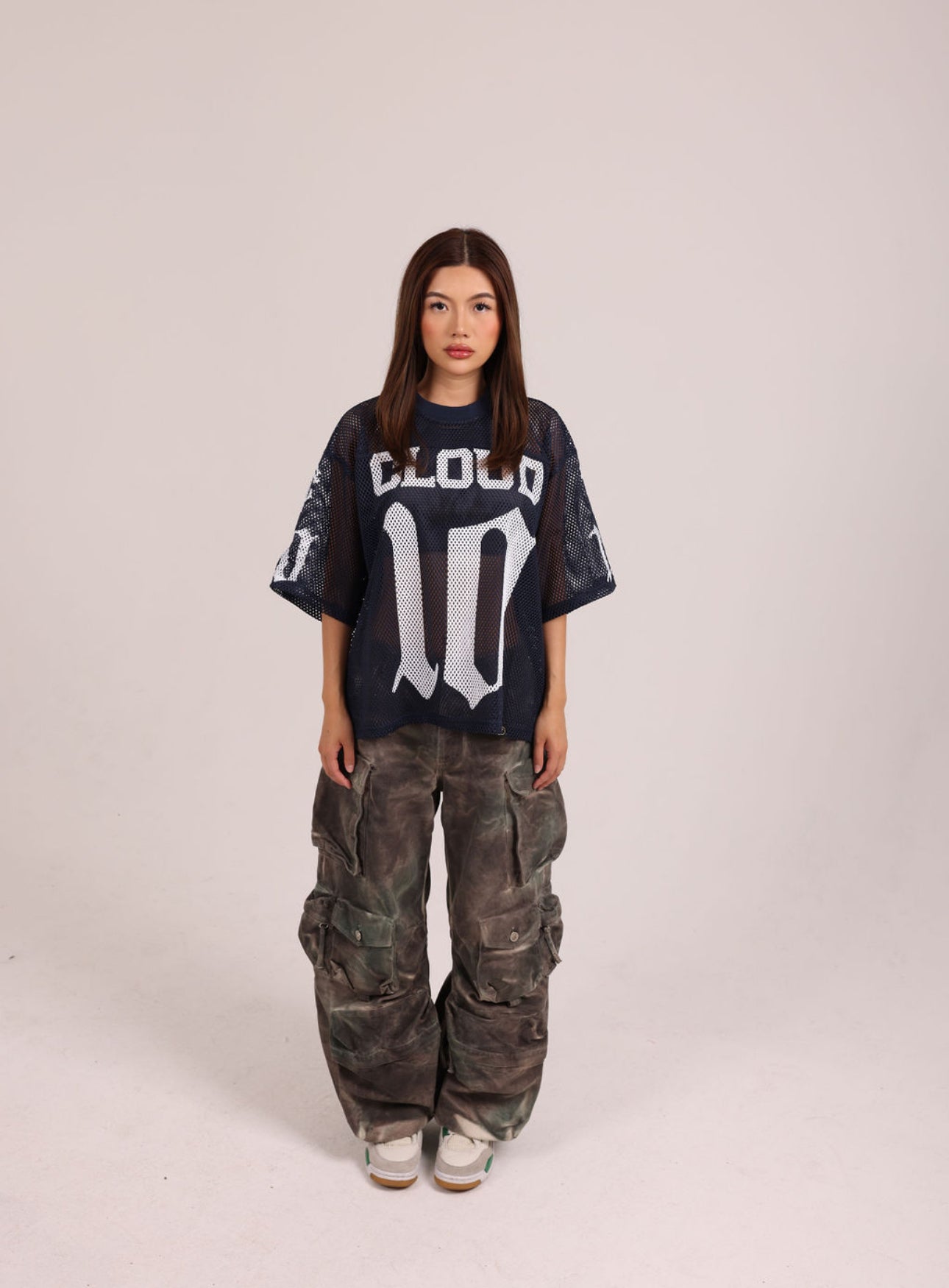 Cloud10 Mesh Football Jersey (Navy)