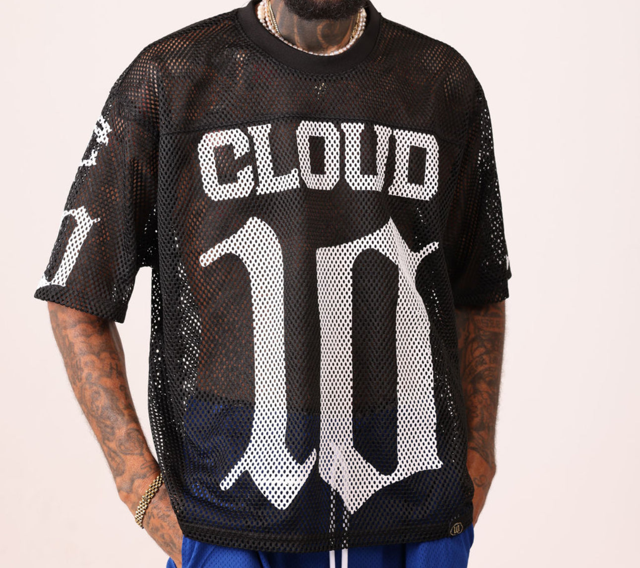 Cloud10 Mesh Football Jersey (Black)