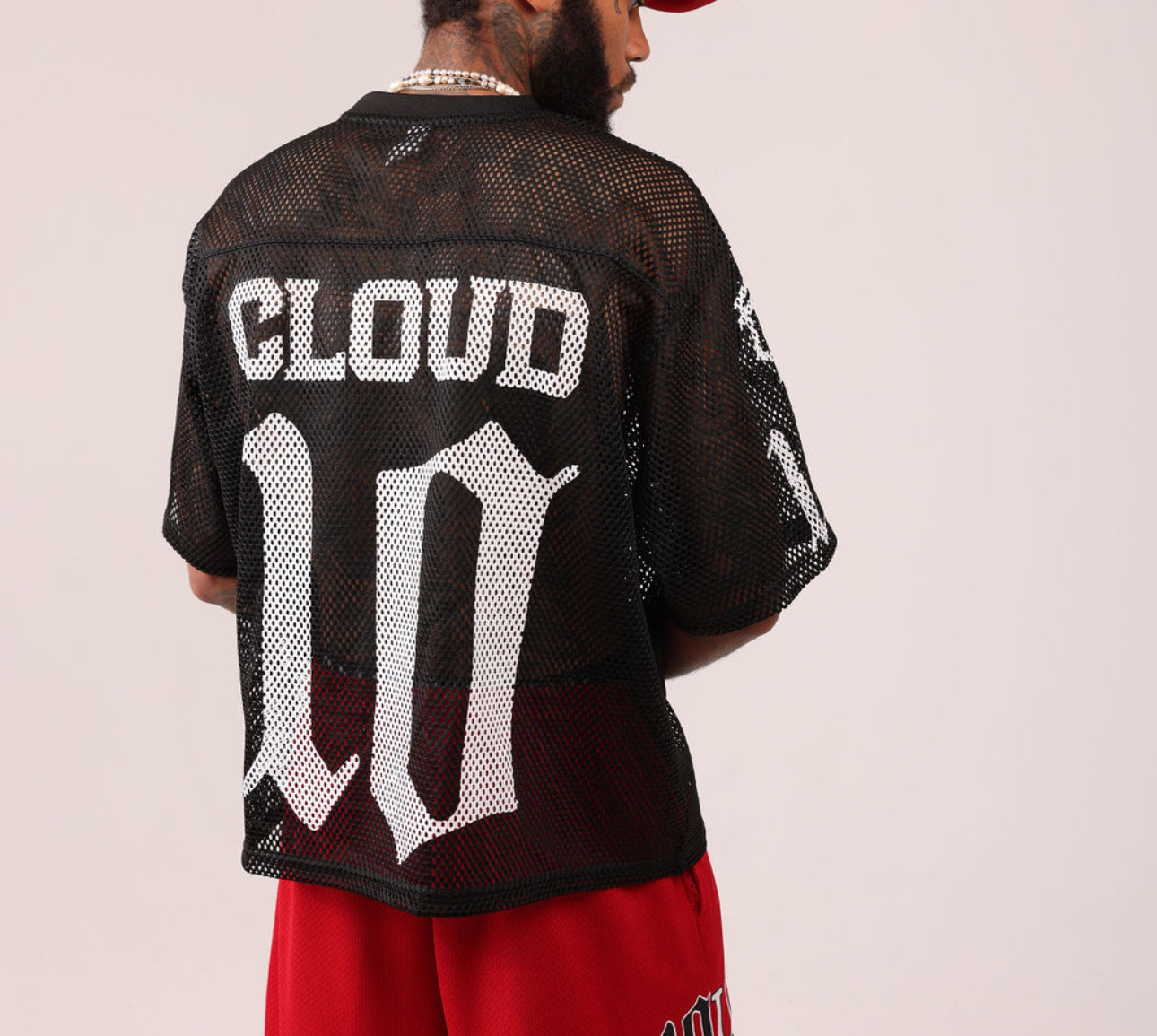 Cloud10 Mesh Football Jersey (Black)