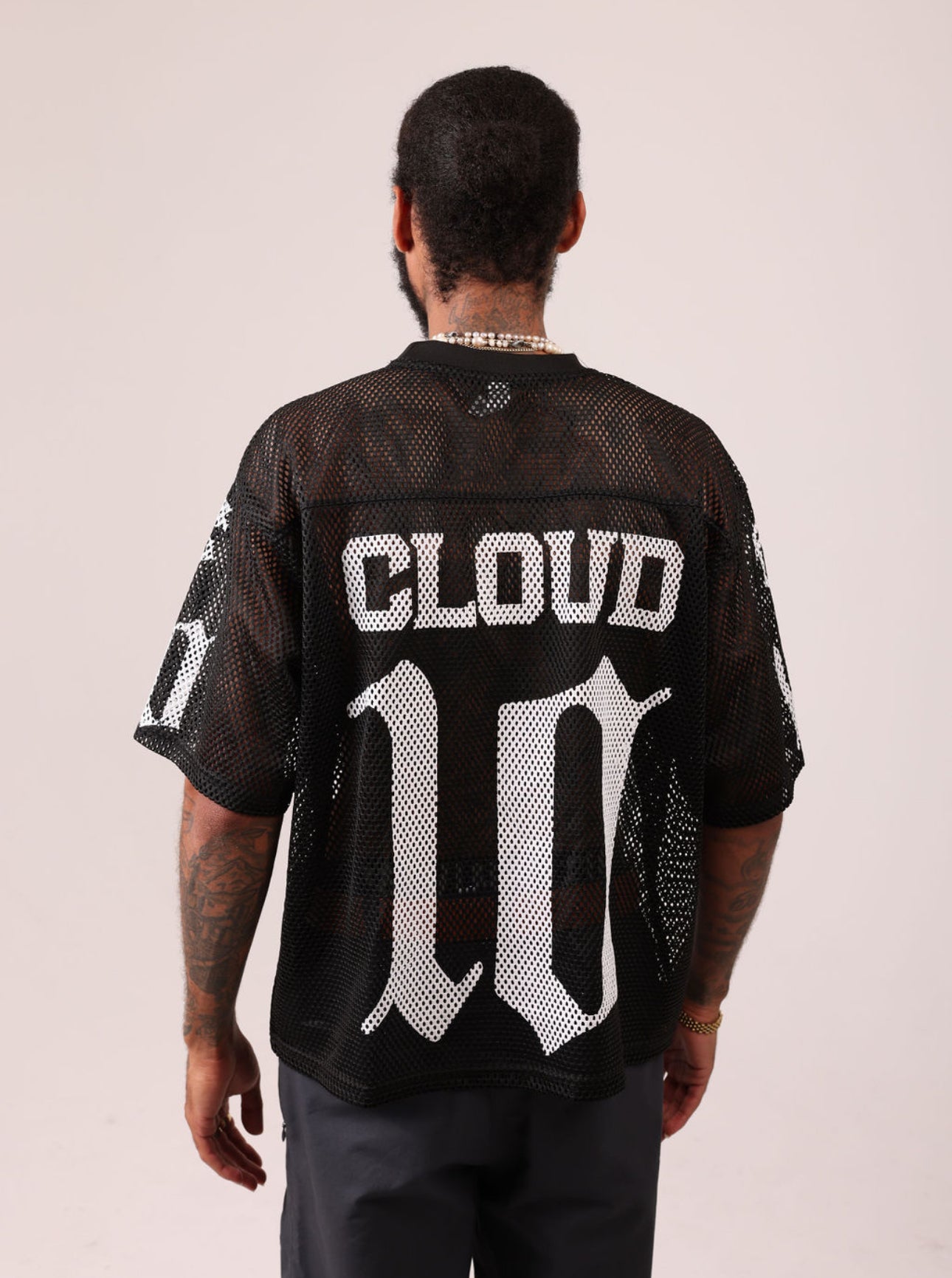 Cloud10 Mesh Football Jersey (Black)