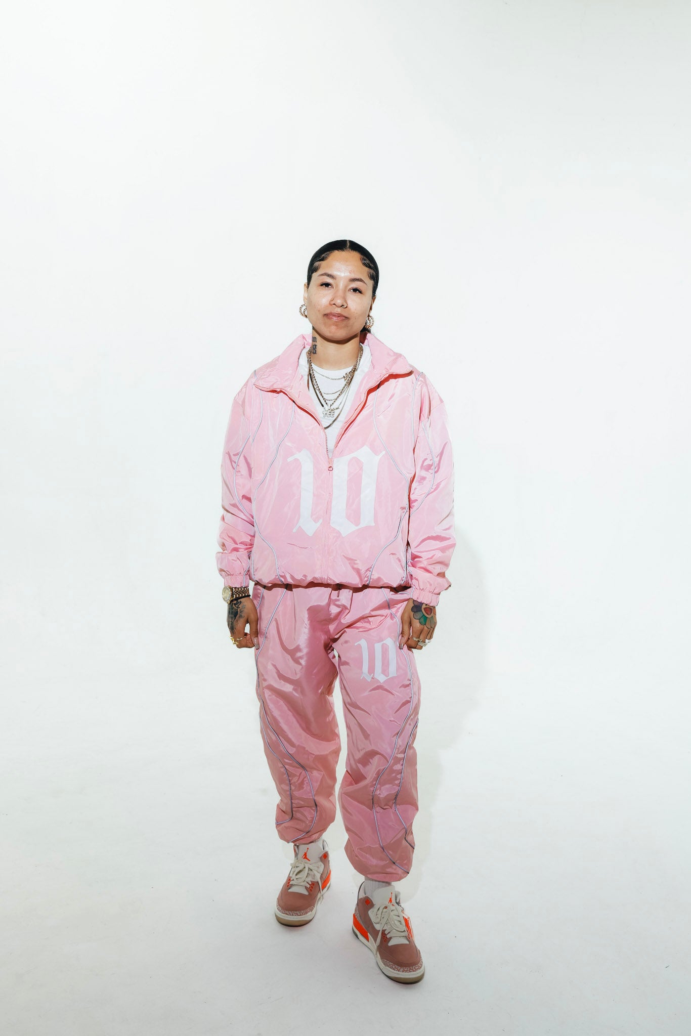 Cloud10 (pink) Reflective Windbreaker Set
