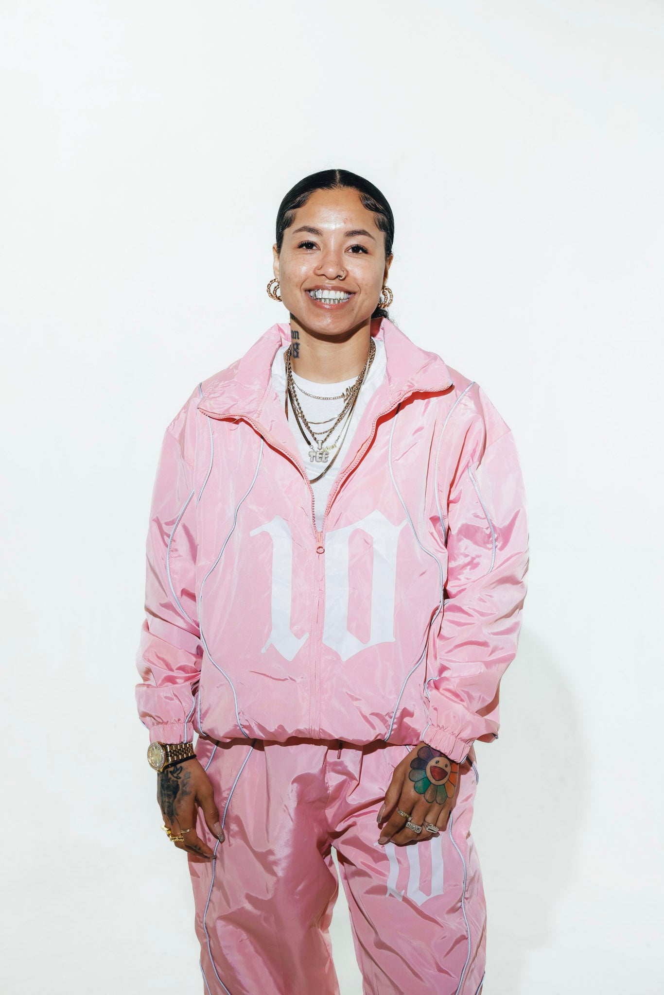 Cloud10 (pink) Reflective Windbreaker Set