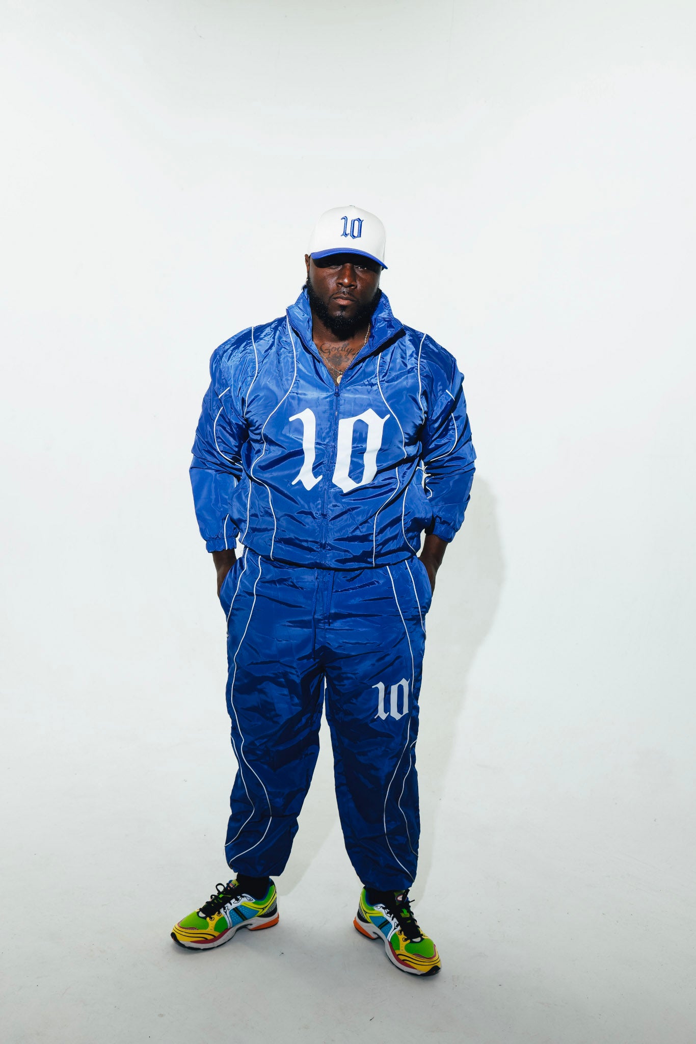 Cloud10 (Blue) Reflective Windbreaker Set