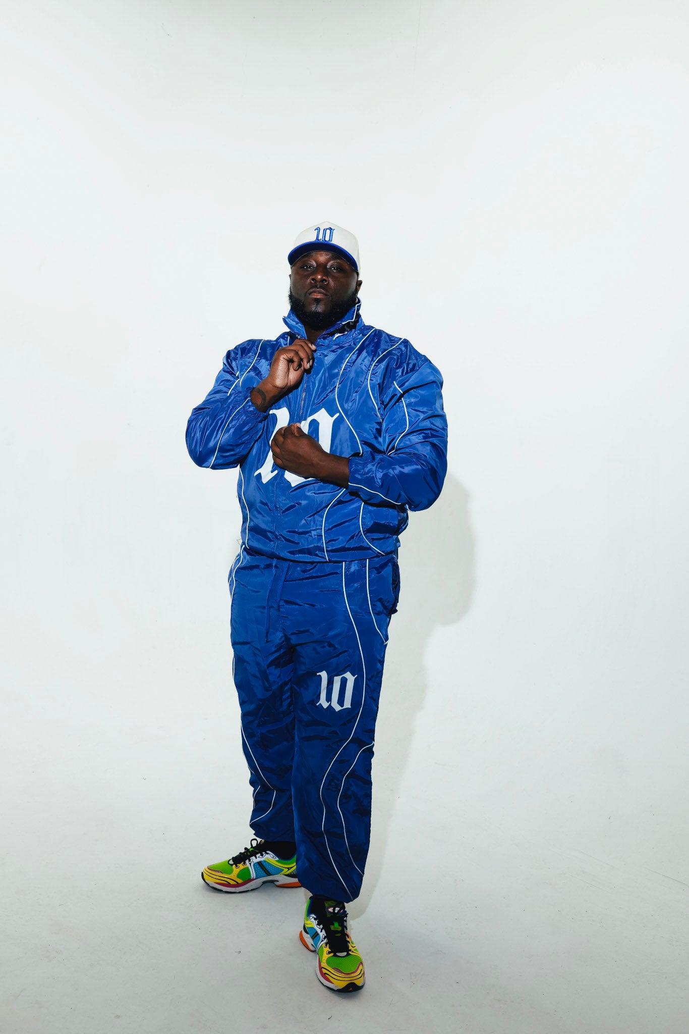 Cloud10 (Blue) Reflective Windbreaker Set